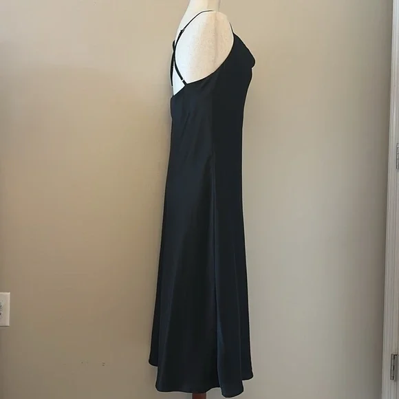 Show Me Your MuMu Verona Cowl Dress Black Sz Medium Party Wedding Timeless Chic - Picture 7 of 11